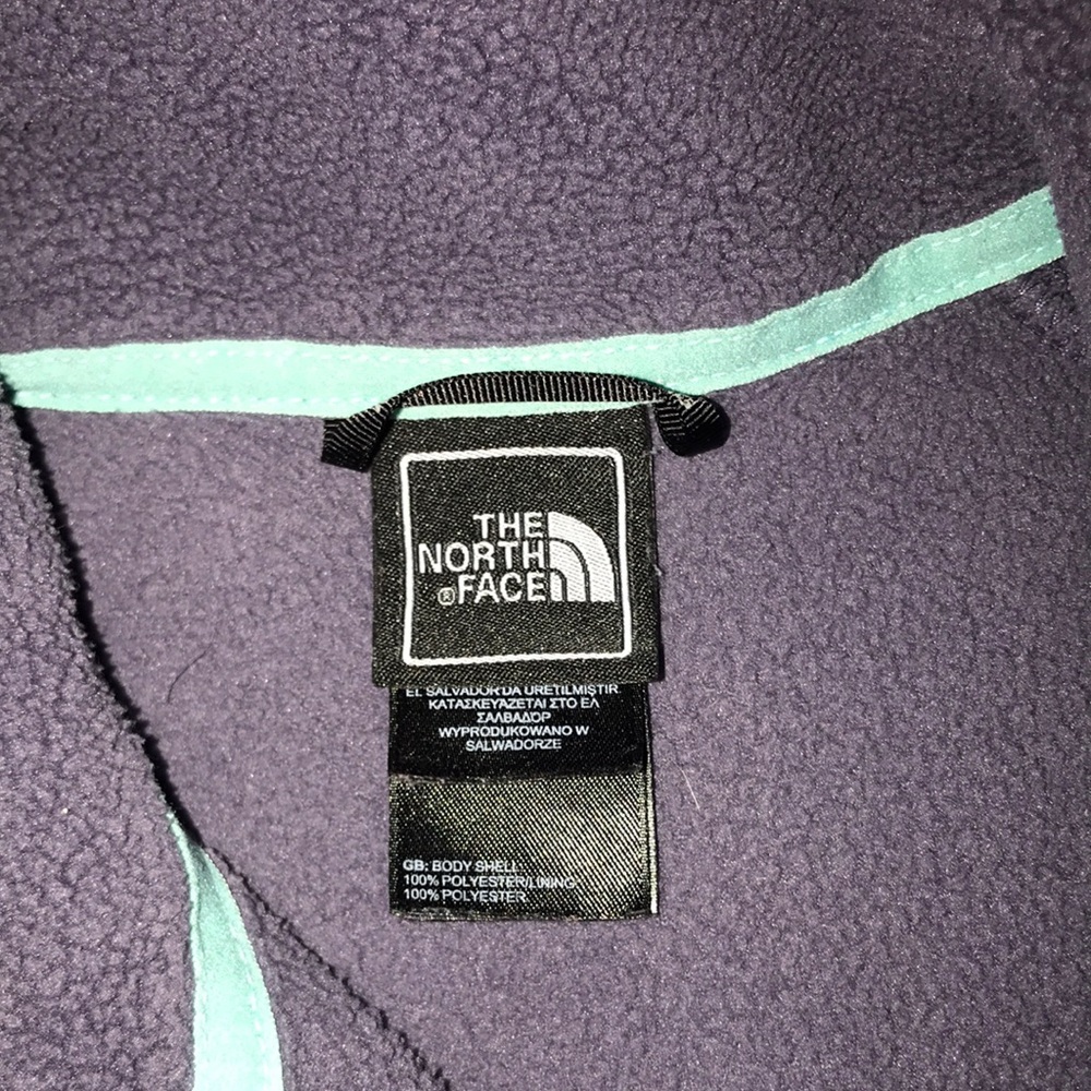 The North Face Fleece Jacket in Purple and Blue with Full Zip Size Small - Picture 9 of 11